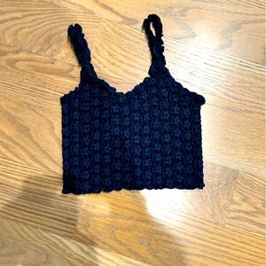 KatieJ Tween Shari cropped tank top, Junior XS